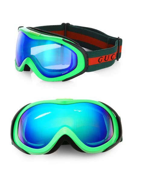 ski gucci|Gucci mirrored glasses.